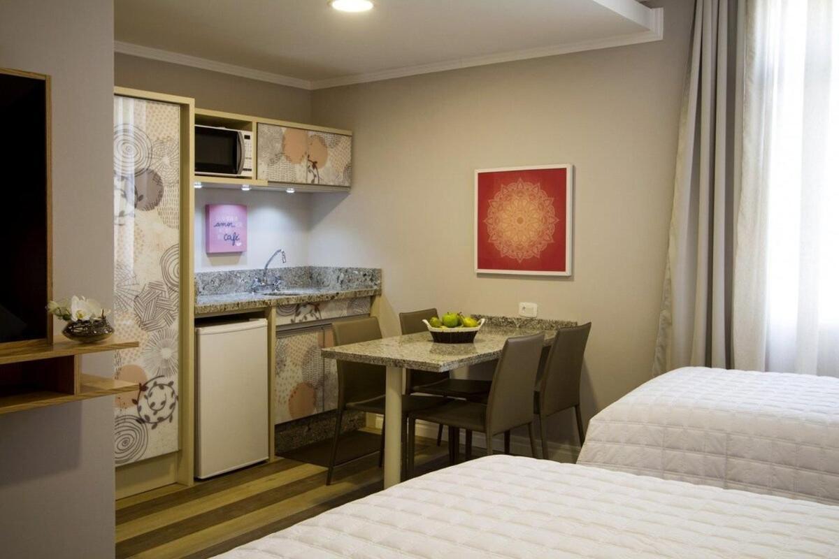 Ferienwohnung Rosa Flats Charm Gramado Exterior foto