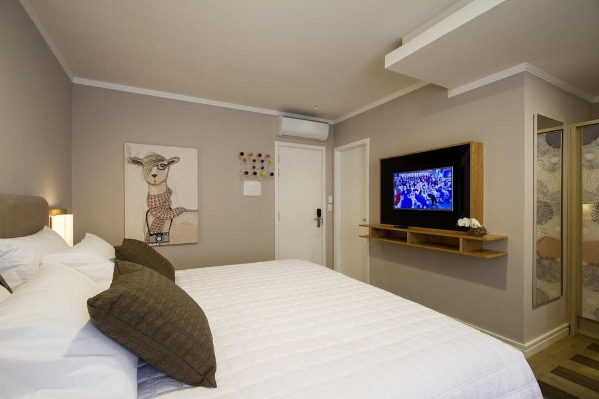 Ferienwohnung Rosa Flats Charm Gramado Exterior foto